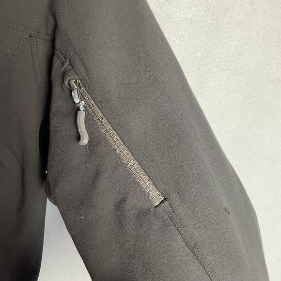 Land Rover Ibex Climawool Womens Full Zip Collared Jacket Black Green Medium - Picture 9 of 16